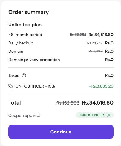 pakistan unlimited 48m CNHOSTINGER applied