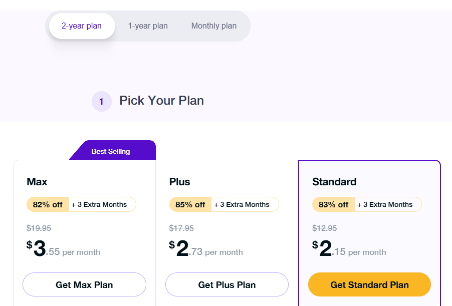 PureVPN plans