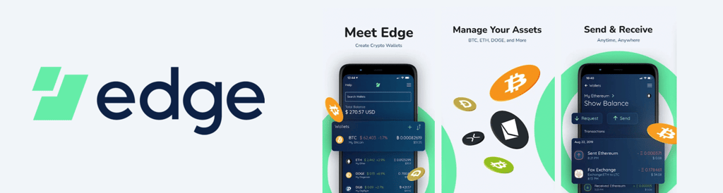 Edge crypto wallet banner
