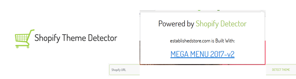 Shopify theme detector banner