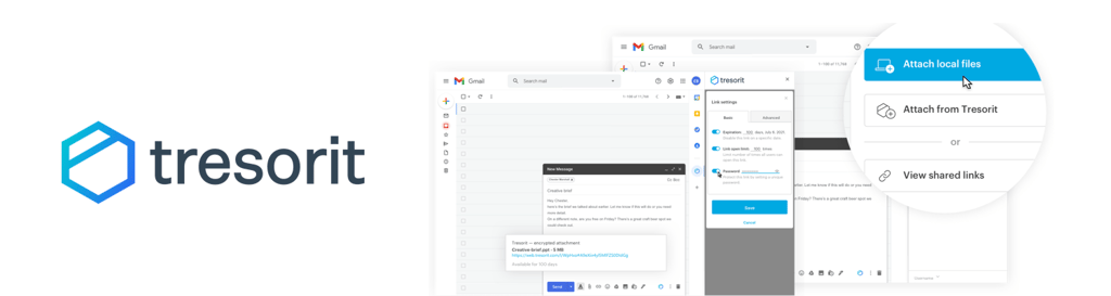 Tresorit for Gmail banner