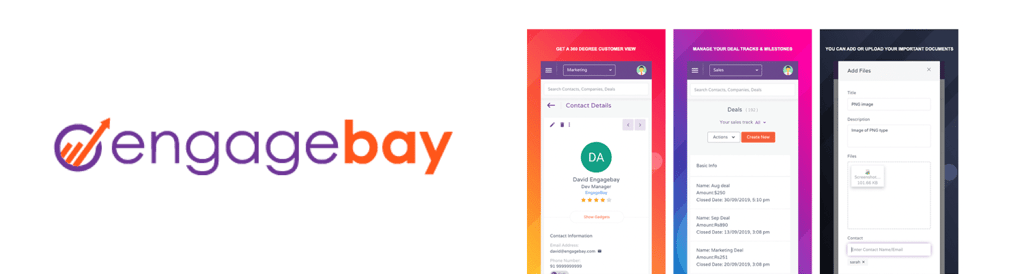 EngageBay banner