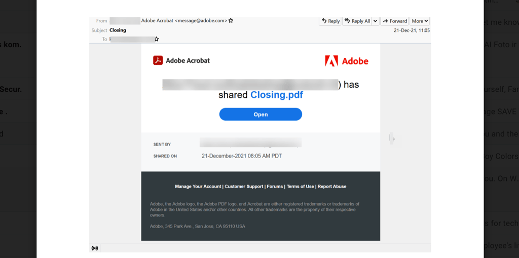 Adpbe Scam Letter