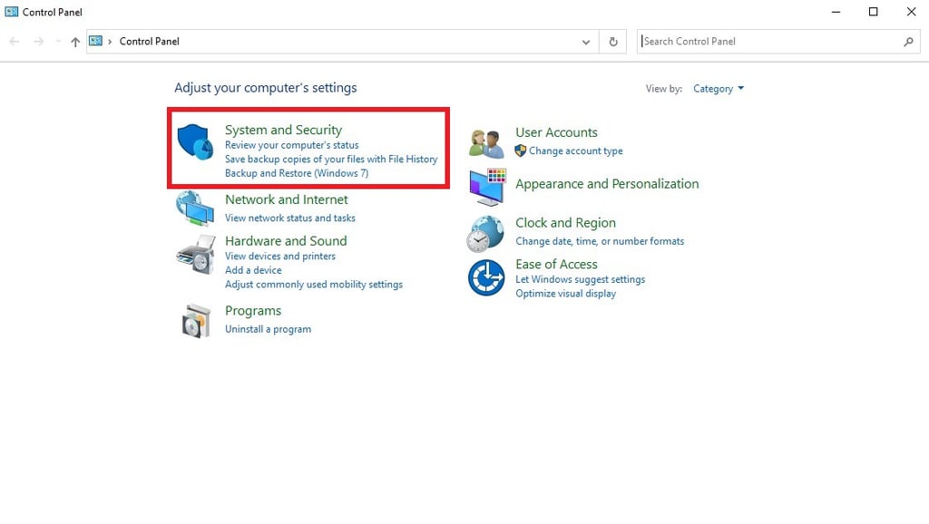 windows system and security