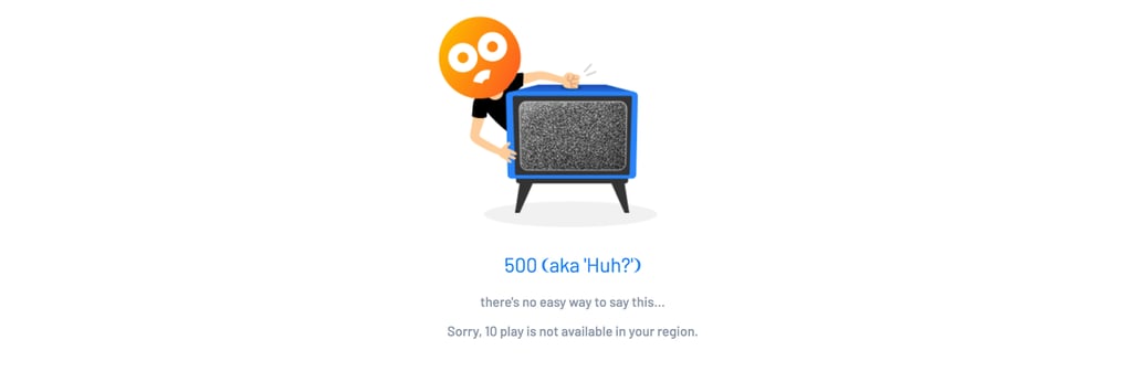 10Play streaming error