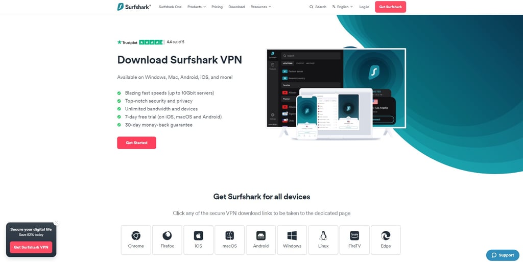 download surfshark from website