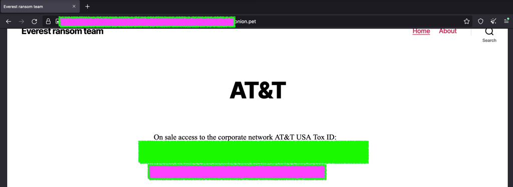 Everest claims AT&T