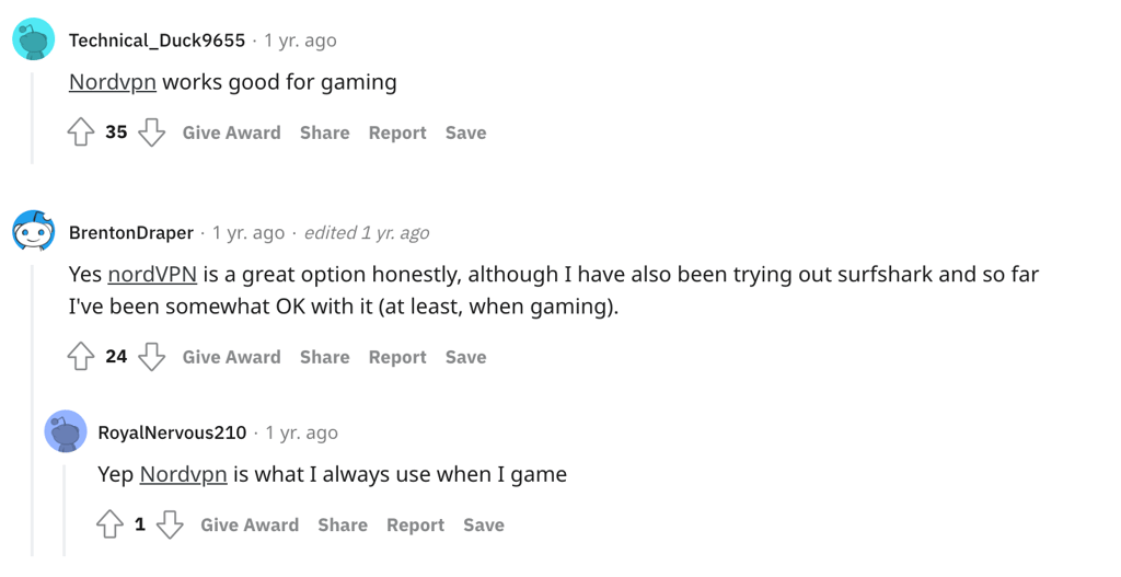 Best gaming VPN reddit