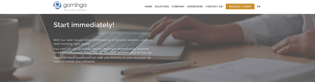 gominga Review Manager