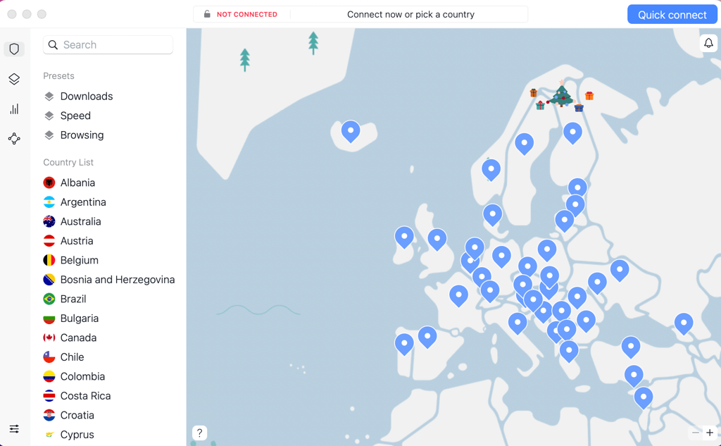 NordVPN-main-window