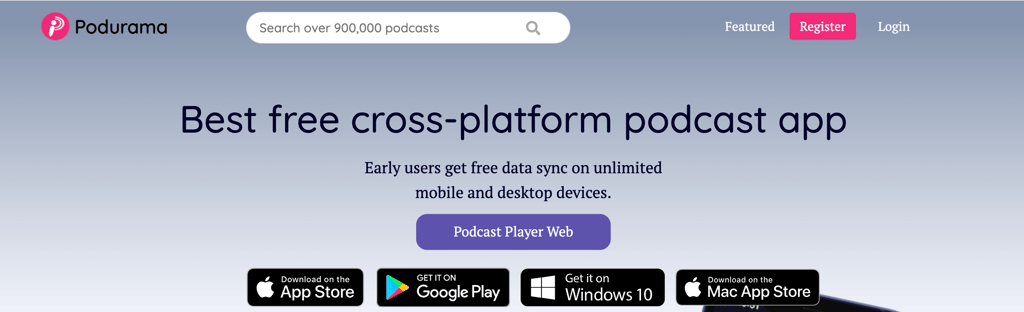 Podurama Podcast Player