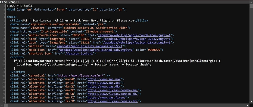SAS HTML