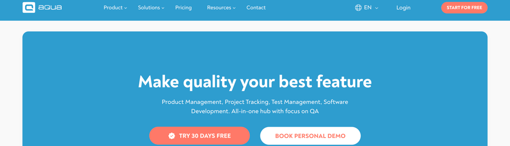 aqua - Test Management & Automation