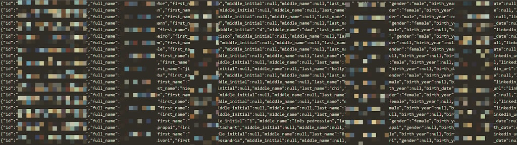 Leaked LinkedIn profile data