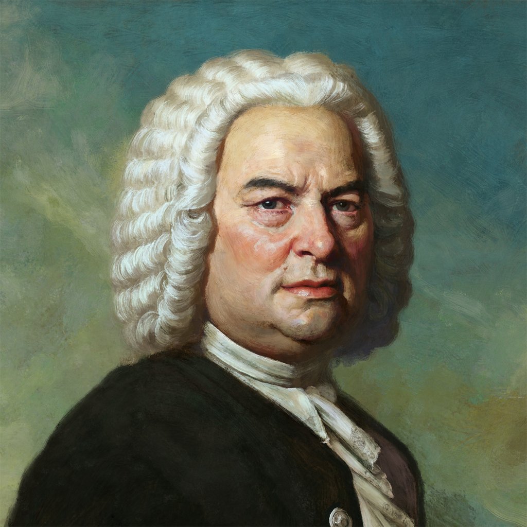 Johannes Sebastian Bach portrait commissioned for the new app
