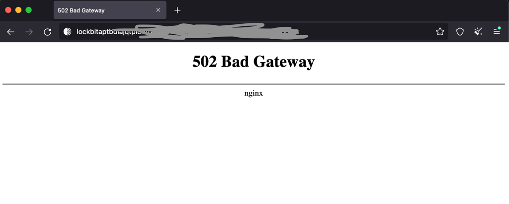 Lockbit down