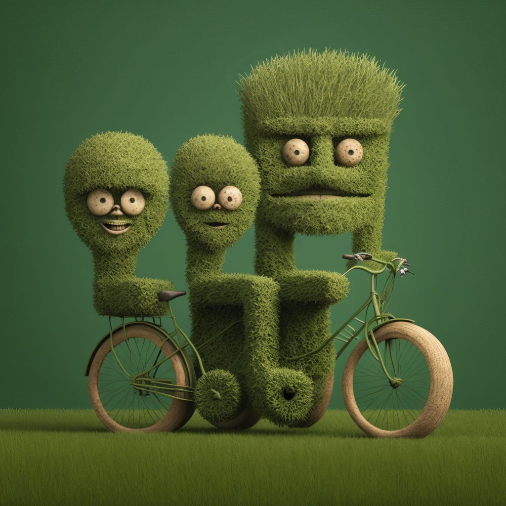 'Bike Family' by Amalia de la Vega