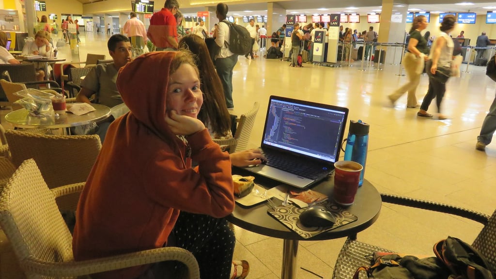 Office at the airport of Cartagena, Colombia