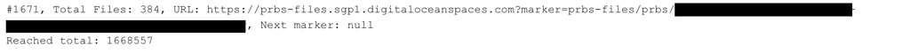 The total amount of files in the bucket | Image by Cybernews