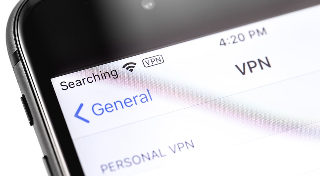 VPN logo phones