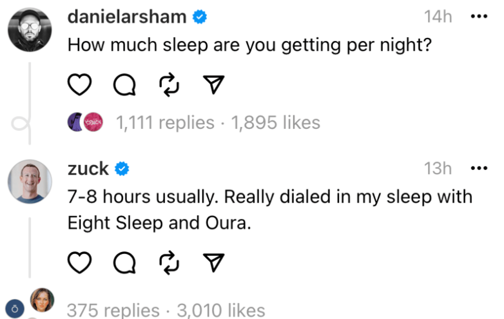 zuckerberg sleep