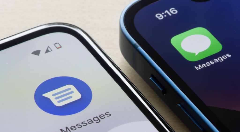 Messaging apps on iPhone and Android