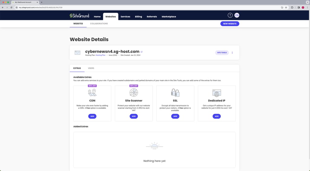 siteground-settings-control-panel-view