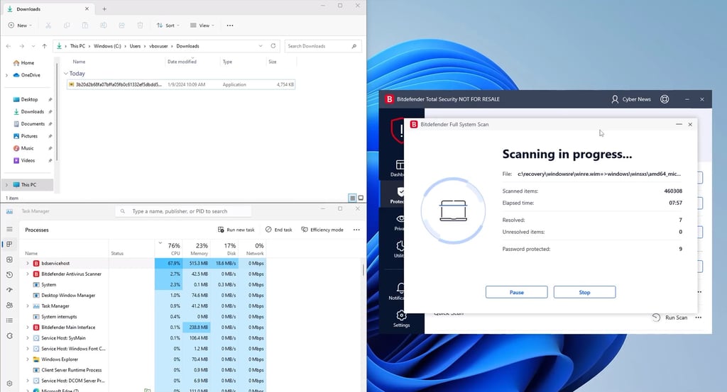 Bitdefender antivirus performance