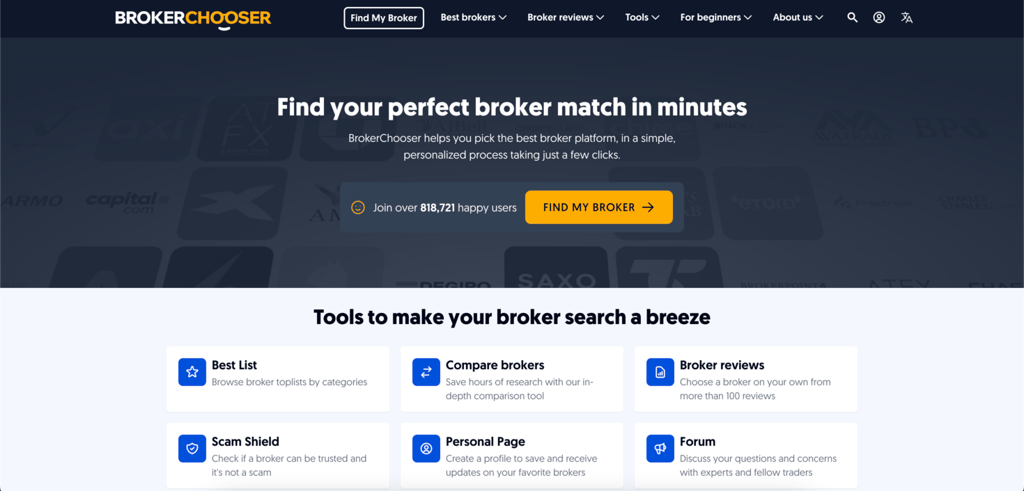 Scam Broker Alert by BrokerChooser