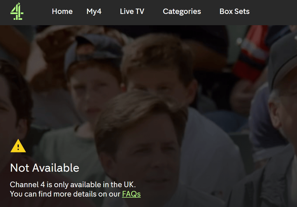 error on channel 4