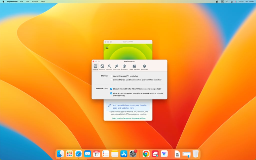 ExpressVPN desktop app