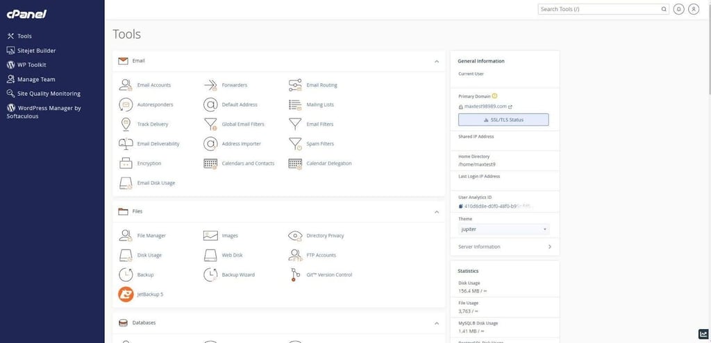 verpex dashboard