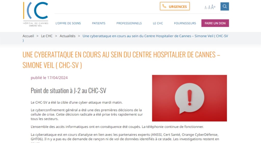 Cannes Hospital web 2