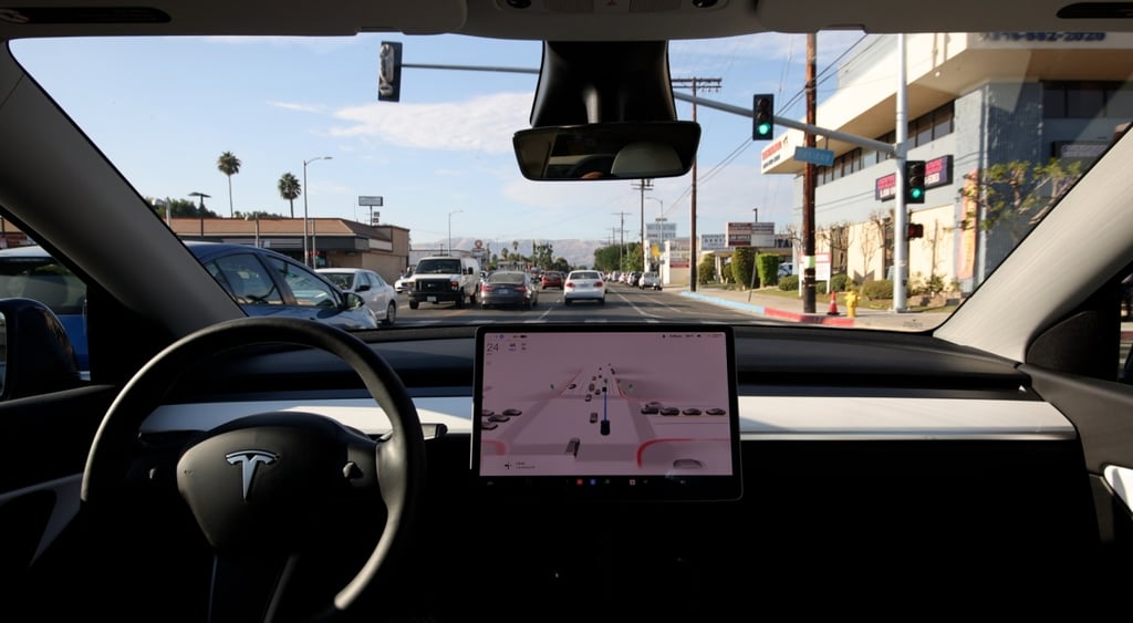 Tesla Autopilot interior
