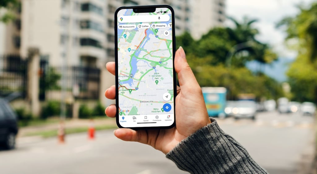Google Maps features