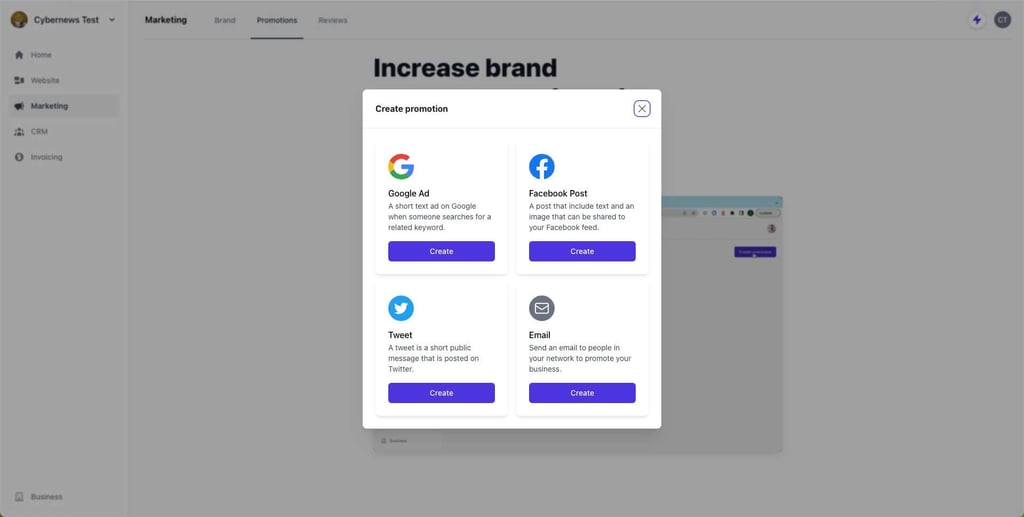 Marketing promotions