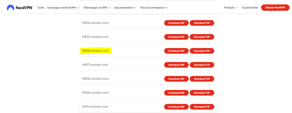 nordvpn find the file