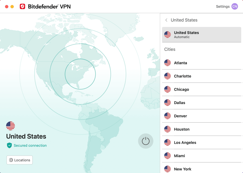 bitdefender-youtube-tv-us-servers
