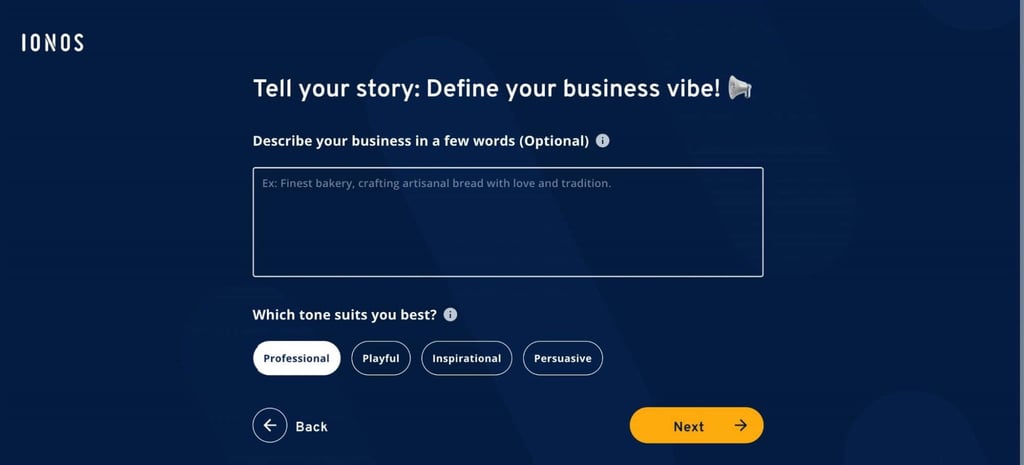 IONOS builder AI questions