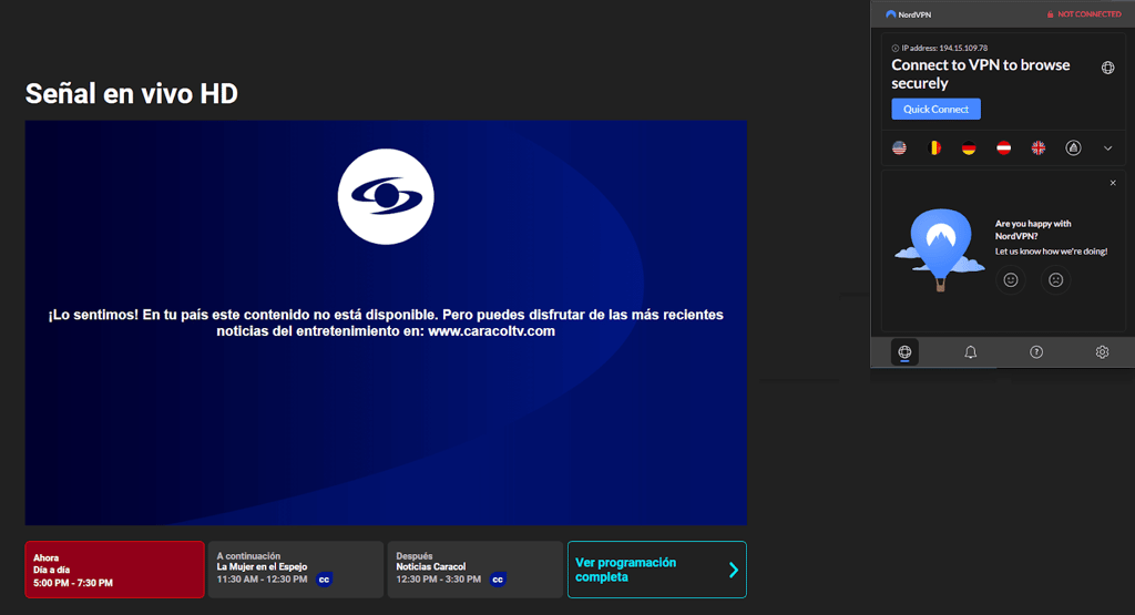 la copa america nord vpn