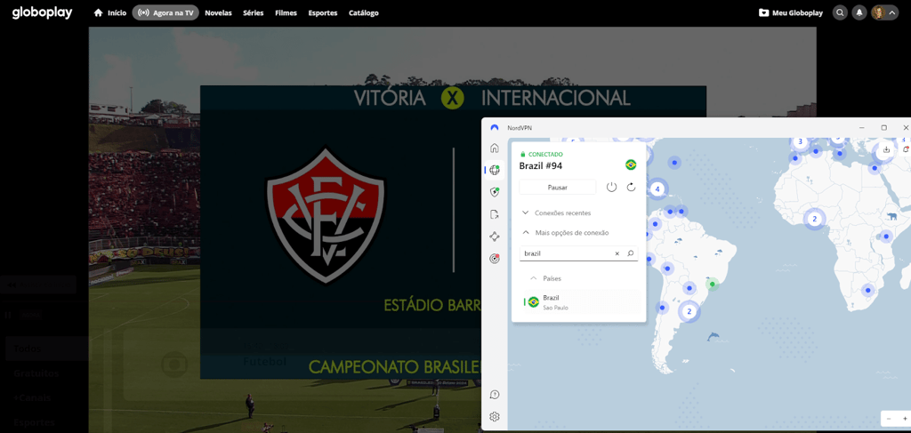 nordvpn brazil copa america