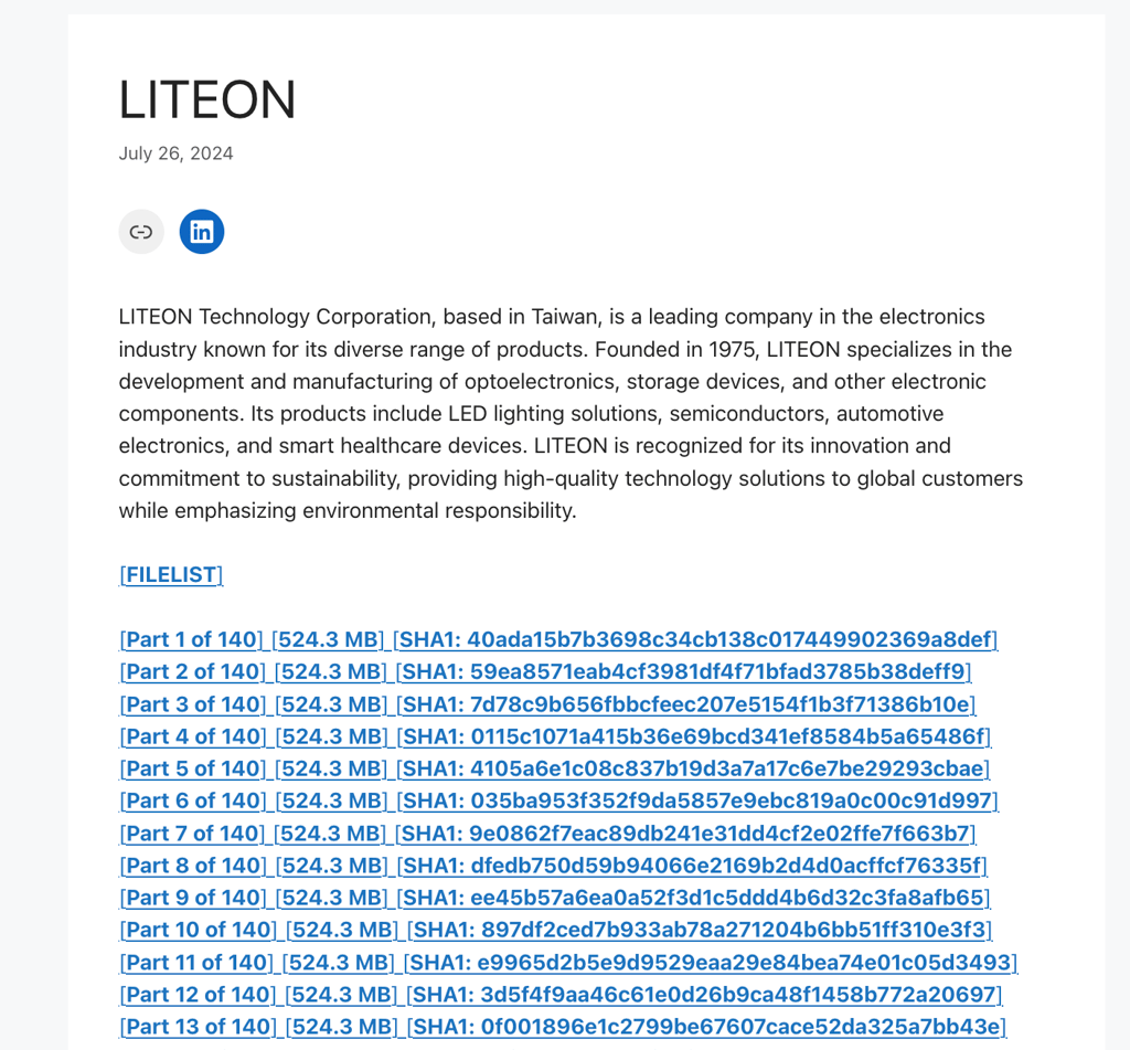Liteon ransomware
