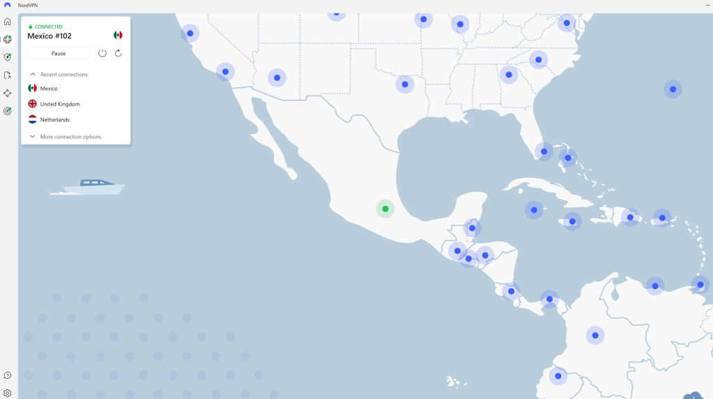 NordVPN_serveur_Mexique