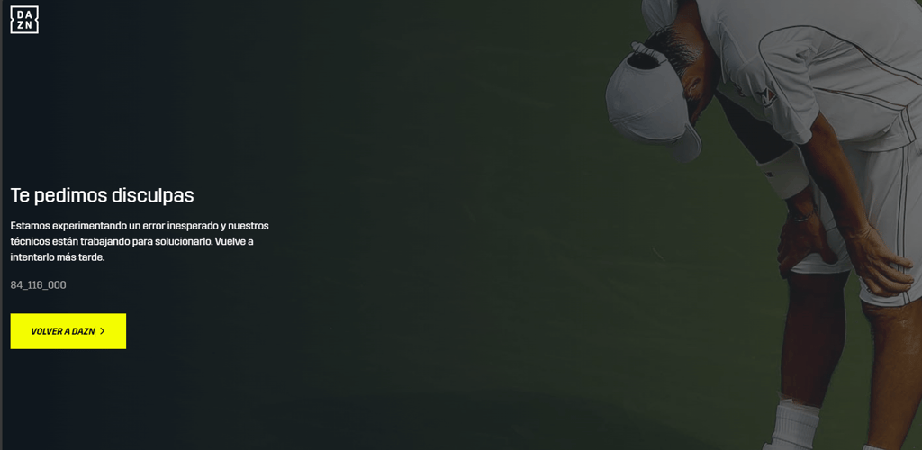 dazn streaming error