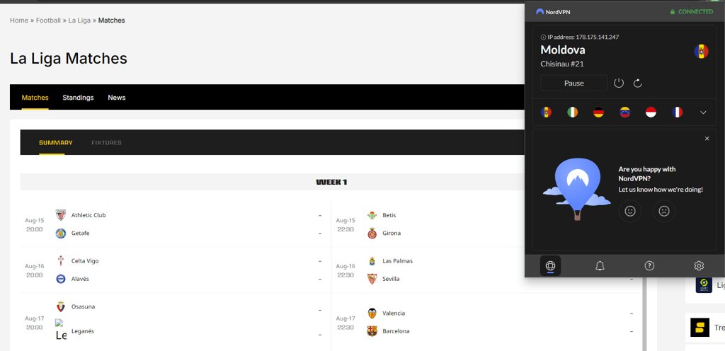 La Liga match
