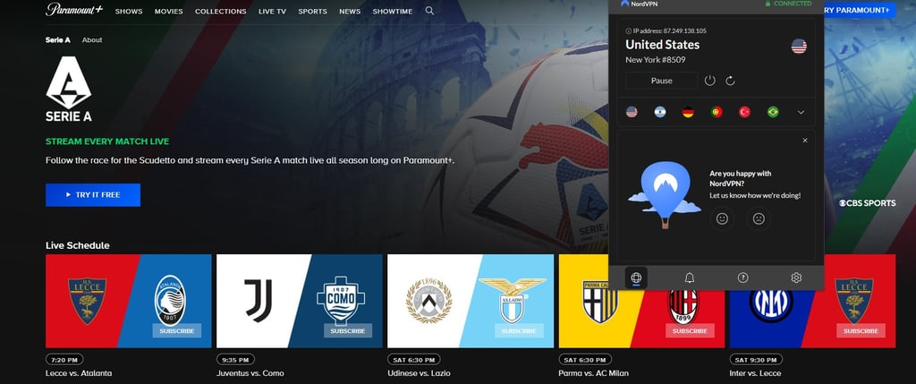 Serie A Paramount+