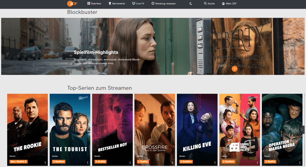ZDF-Startseite