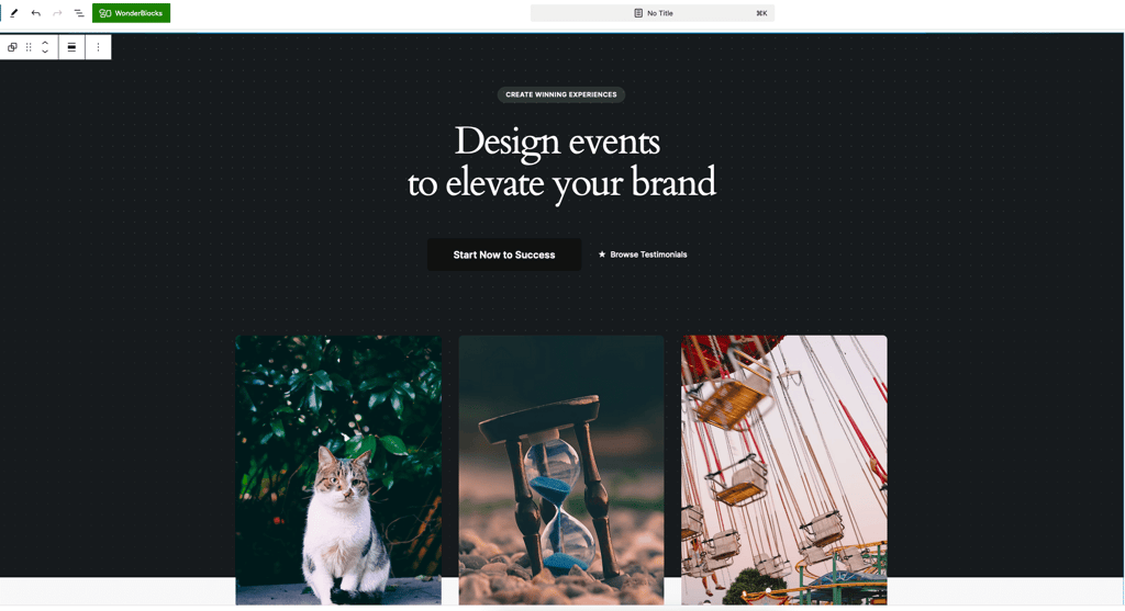 bluehost builder interface for hosting article
