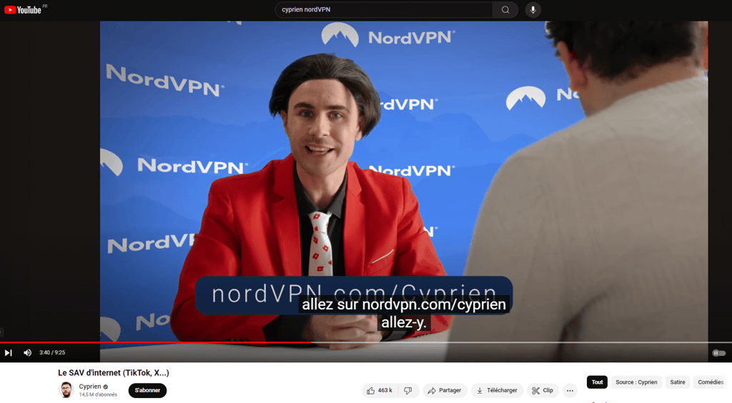 cyprien nordvpn youtube