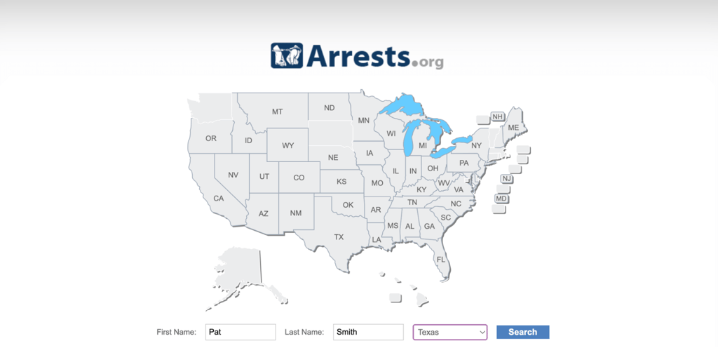 Arrests search